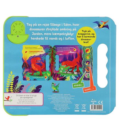 Alvilda Book - Lydbog for de små - Dinosaurer - Danish