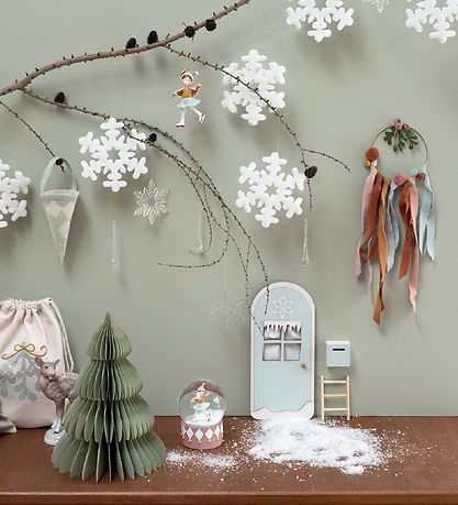 Fabelab dörr - Vinter Wonderland - Froggy Blue