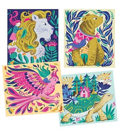 Djeco Mini Diamonds - Set - Artistic Diams - Mythical Creatures