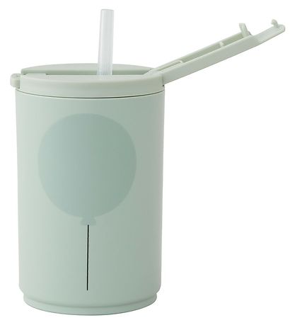 Design Letters Bolli M. sogrör - Kids - 330 ml - Green Ballo