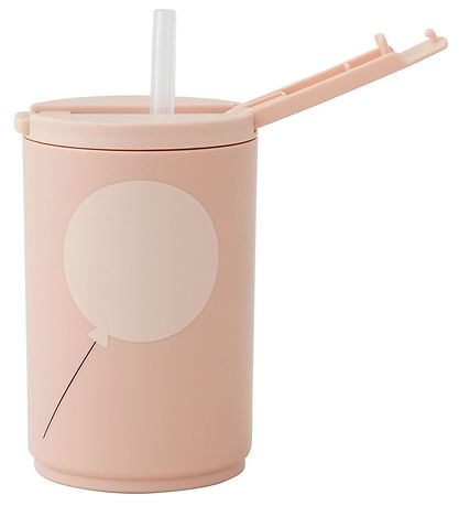 Design Letters Bolli M. sogrör - Kids - 330 ml - Duftbleikt Ball