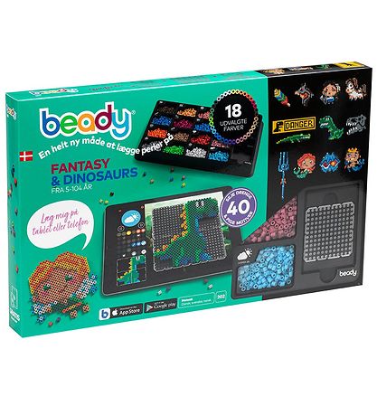 Beady Fantasy og Risaeðla M. Perluspjald - 4.500 Perlur