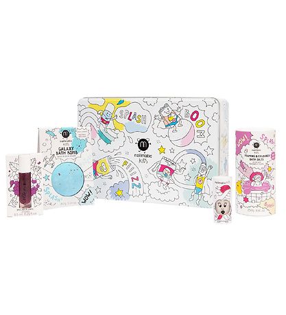 Nailmatic Körperpflegemittel - Box m. Badebombe, Nagellack, Lipg