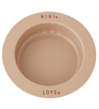 Design Letters Deep Plate - Mini Favorite - Beige
