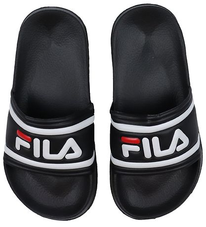 Fila slipper black on sale