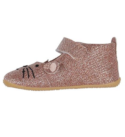 Living Kitzbühel Ballerina Hausschuhe - Rosa Glitzer m. Kat