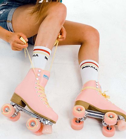 Impala Rollerskates - Quad Skate - Rose/Yellow