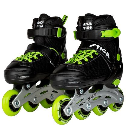 Stiga Rollerskates - Tornado - Black/Green - Inline