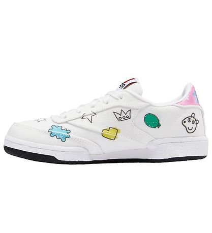 Reebok Shoes - Club - White w. Peppa Pig