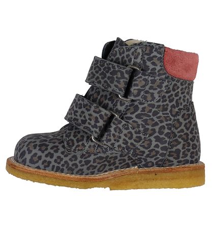 Angulus Winter Boots - Tex - Grey Leopard/Pink Rose