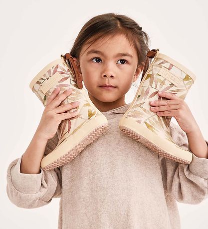 Bottes en Caoutchouc Bisgaard - Mode - Beige Feuilles