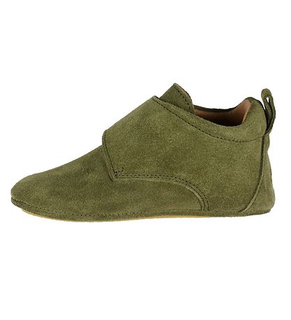 Above Copenhagen Soft Sole Leather Shoes - Green Suede