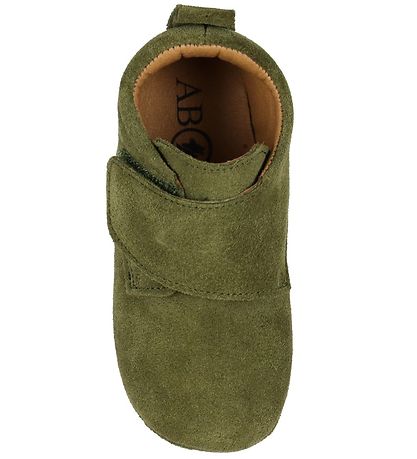 Above Copenhagen Soft Sole Leather Shoes - Green Suede