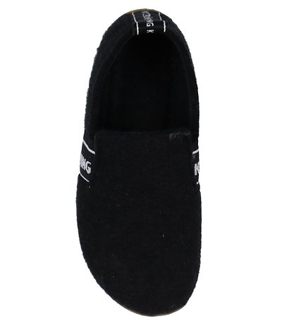 Living Kitzbühel Slippers - Wool - Black