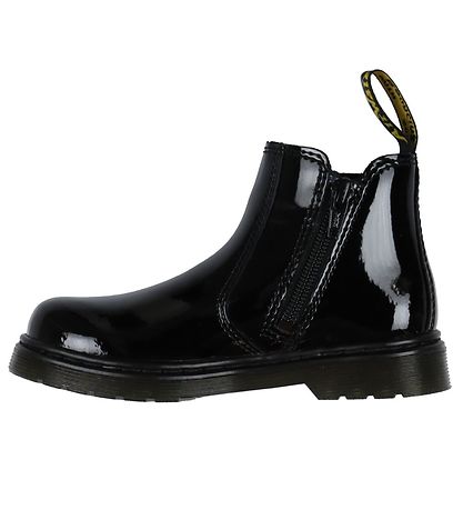 Dr. Martens Stígvél - Patent Lamper - Svart