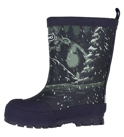 Viking Thermo Boots - Jolly Thermo Print - Navy/Dark Grey
