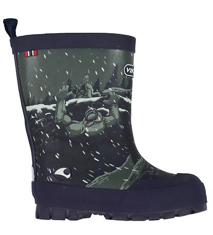 Viking Thermo Boots - Jolly Thermo Print - Navy/Dark Grey