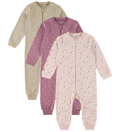 Pippi Jumpsuit w.o. Footies - 1 pcs - Assorted - Girl/Coloured