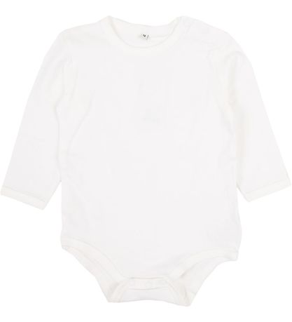 Pippi Romper - Basic - l/s - Wit