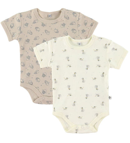 Pippi Bodysuit k/æ - 1 pcs - Assorted - Unisex w. Pattern
