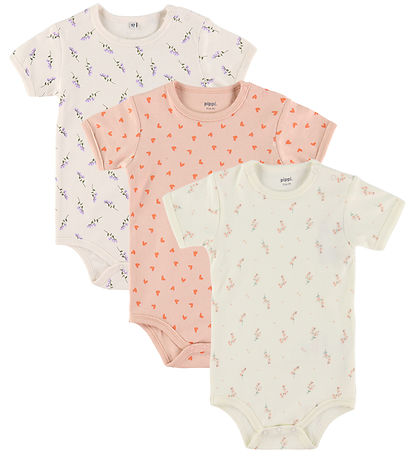 Pippi Bodysuit - 1 pcs - Assorted - K/Æ - Light w. Pattern