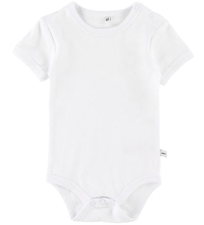 Pippi Romper - Basic - s/s - Wit