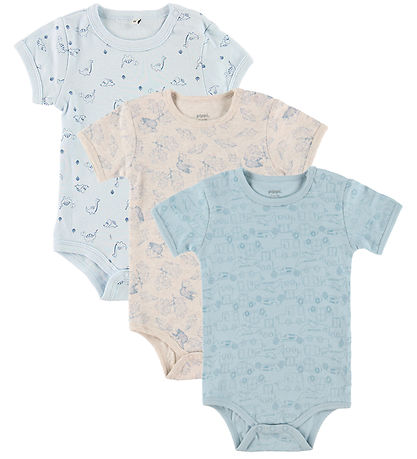 Pippi Bodysuit - 1 pcs - Assorted - K/Æ - Light w. Pattern