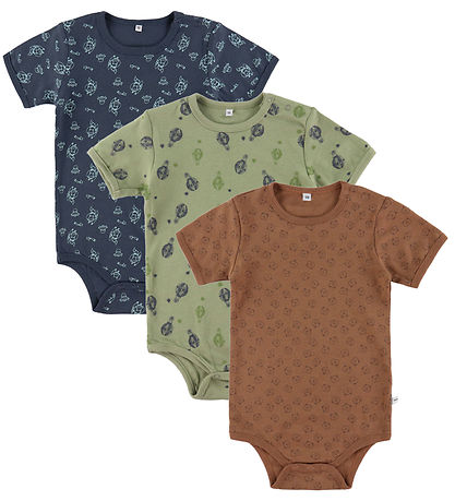 Pippi Bodysuit - 1 pcs - Assorted - K/Æ - Coloured w. Pattern