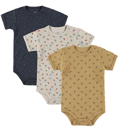 Pippi Bodysuit - 1 pcs - Assorted - K/Æ - Coloured w. Pattern