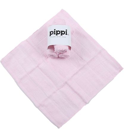 4 Pack Gant de toilette Pippi - Rose Clair