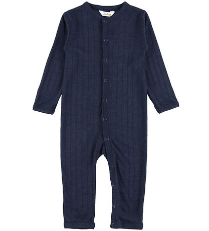 Joha Jumpsuit - Wool/Silk - Navy