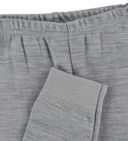 Joha Leggings - ull/Bómull - Ljósgrátt