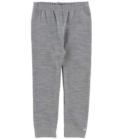 Joha Leggings - ull/Bómull - Ljósgrátt