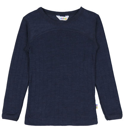 Joha Bluse - Wolle/Seide - Navy