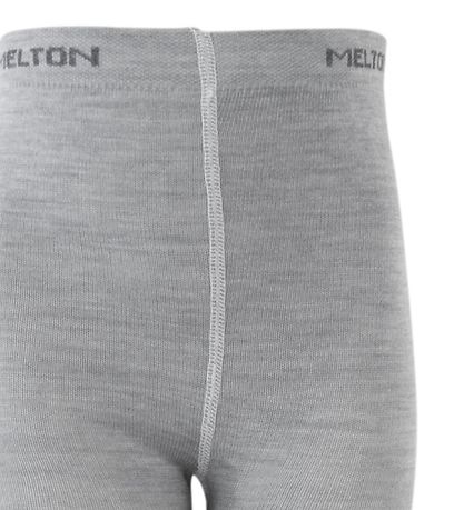 Melton Strumpbyxor - Ull/Bomull - Grå
