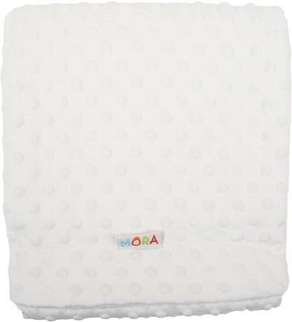 Nørgaard Madsens Blanket - 80x110 - White w. Dots