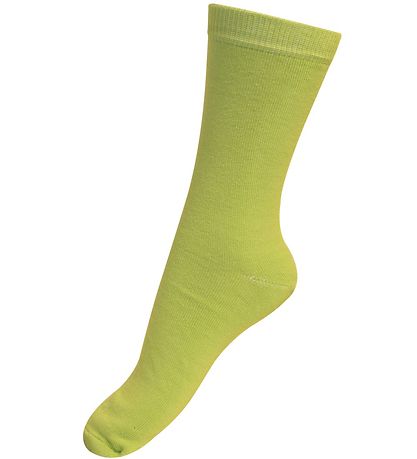 Melton Basic Socks - Lime Green