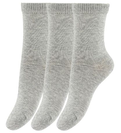 Melton Socks - 3-Pack - Grey Melange