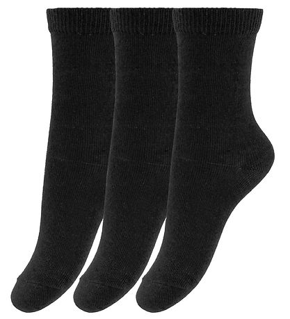Melton Socks - 3-Pack - Black