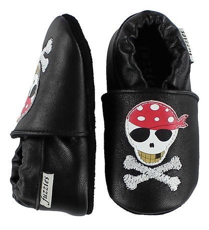 Fuzzies Leder-Krabbelschuhe - Philip - Sorte m. Pirat