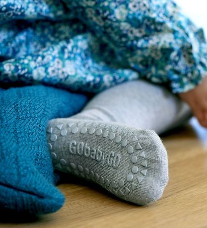 GoBabyGo Krabbelstrumpfhose - Graumeliert