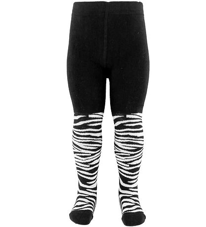 Fuzzies Tights - Zebra Print