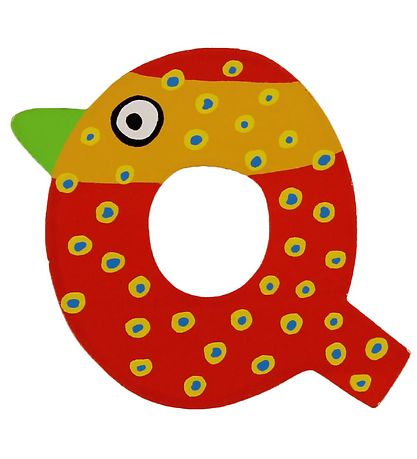 Petit Jour Paris Hullu Bird Kirjain - K - Punainen