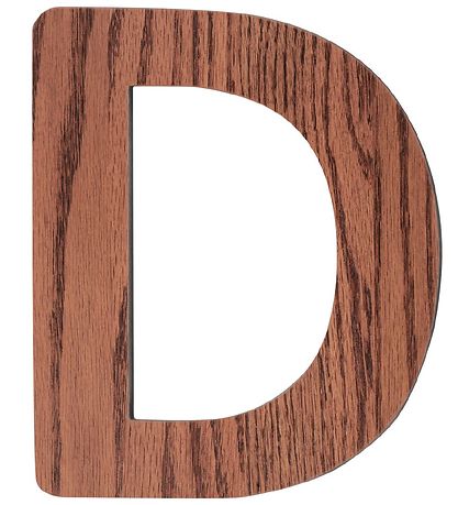 Sebra Träbokstäver - D