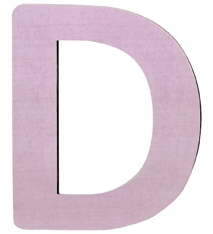 Sebra Träbokstäver - D - Pastell Flicka