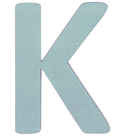Sebra Träbokstäver - K - Pastell Pojke