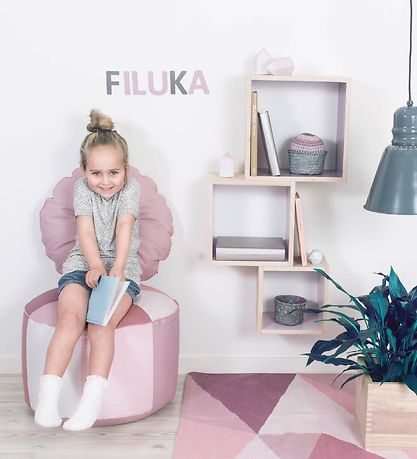 Sebra Träbokstäver - Q - Pastell Flicka