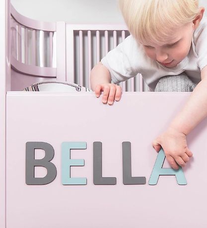 Sebra Holz Buchstaben - T - Pastel Mädchen