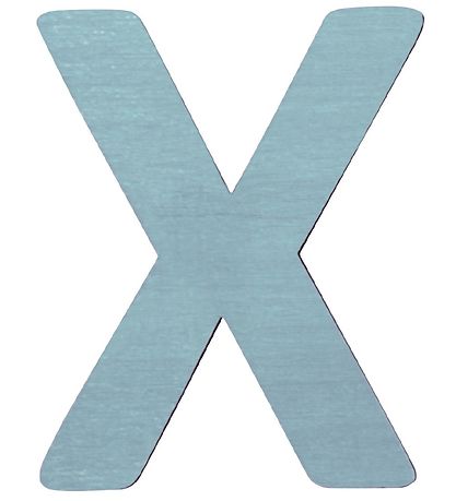 Sebra Träbokstäver - X - Pastell Pojke
