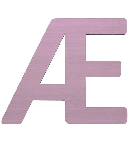 Sebra Träbokstäver - Æ - Pastell Flicka